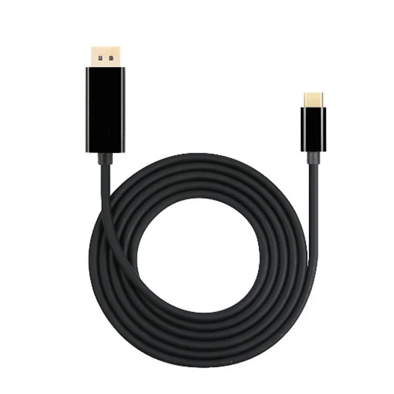 

1.8m USB C to DisplayPort Cable 4K,USB 3.1 Type C (Thunderbolt 3 Compatible) to DP Cable for MacBook 2017 Galaxy S9 Huawei P20