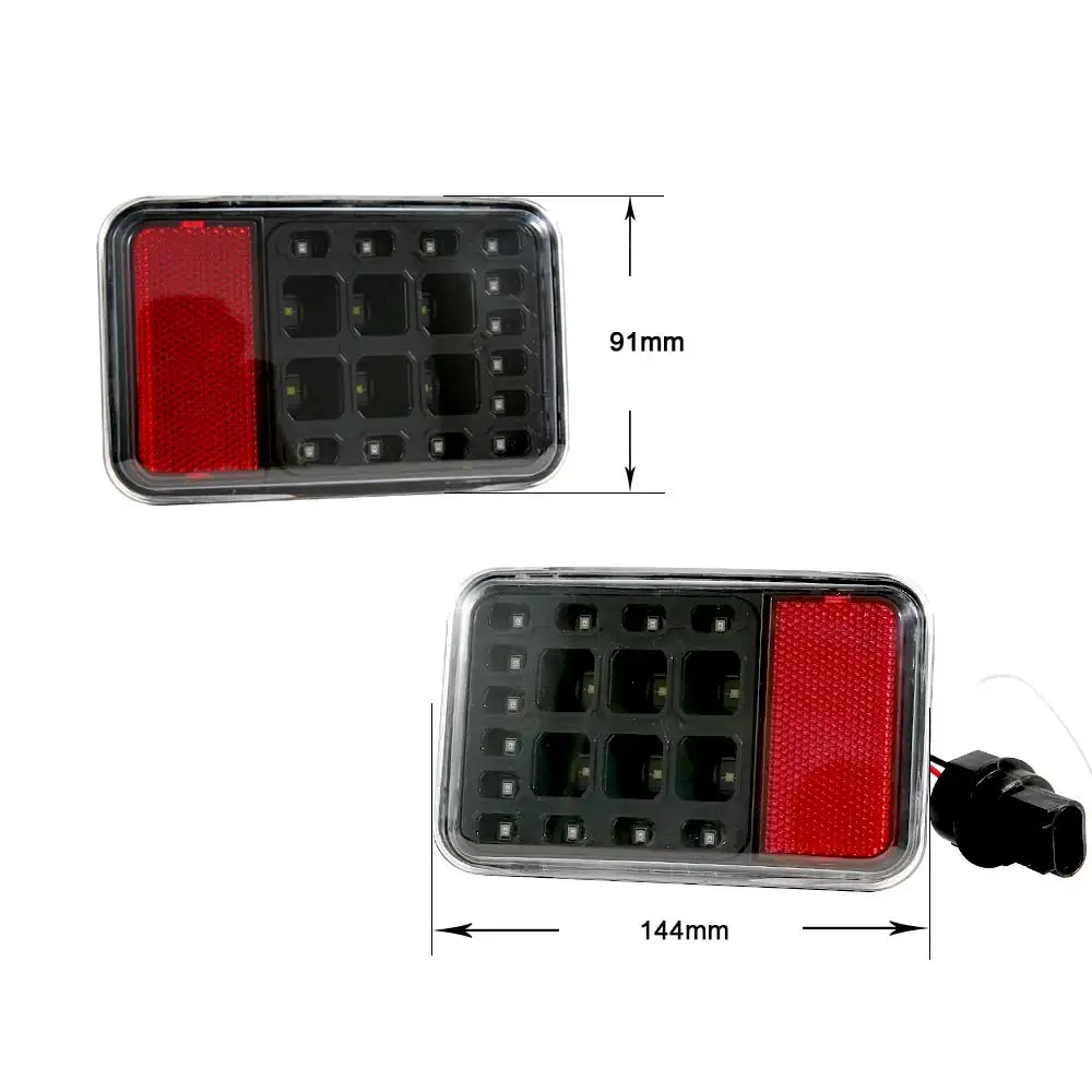 

For Jeep Wrangler JL 2018-2019 Rear Bumper Fog Parking Light fit for Jeep Wrangler JK 2007-2016 Reverse Brake Lights Lamp