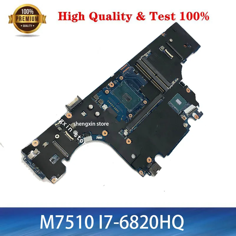 

Абсолютно Новый M7510 материнская плата LA-C541P для Dell Precision 7510 M7510 Материнская плата ноутбука 86PC0 086PC0 CN-086PC0 SR2FU i7-6820HQ