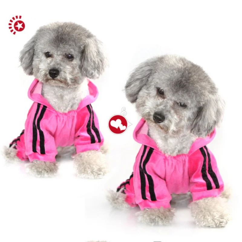 

Velvet Pet Dog Clothes Sweatshirts Rhinestone Crown Wear Luxury Animals Jumpsuit For Chihuahua Yorkshire Puppies Supplies