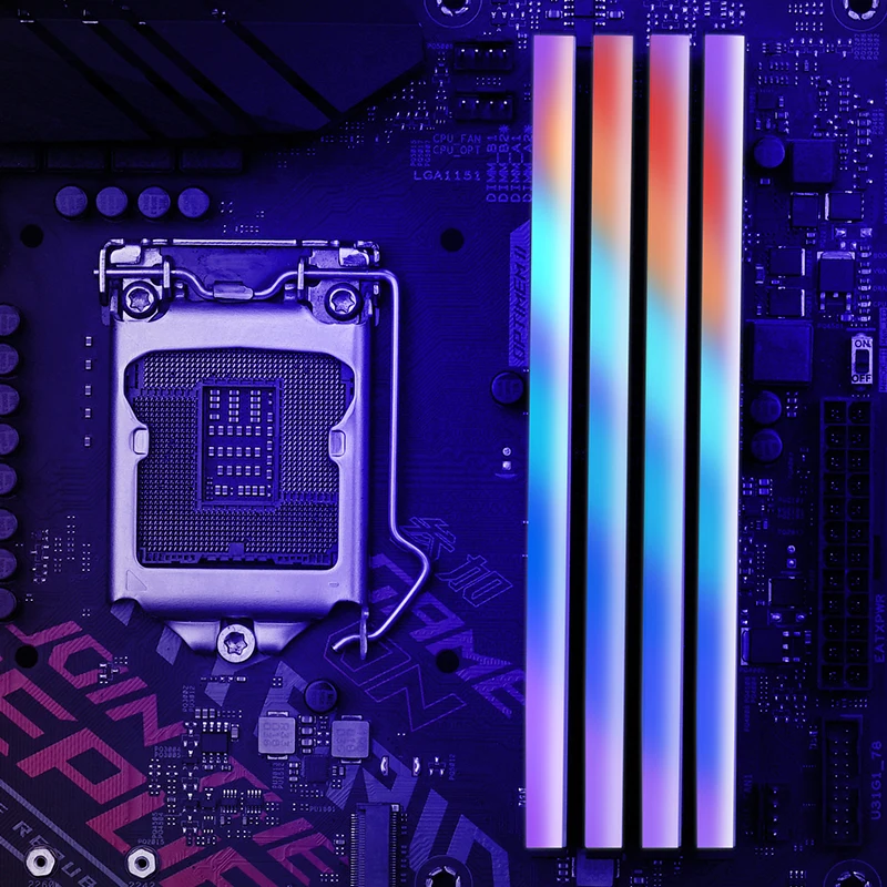 KingSpec оперативная Память DDR4 3200 МГц 16 Гб 8 RAM RGB 3600 XMP 288pin для AMD Inter материнская плата |