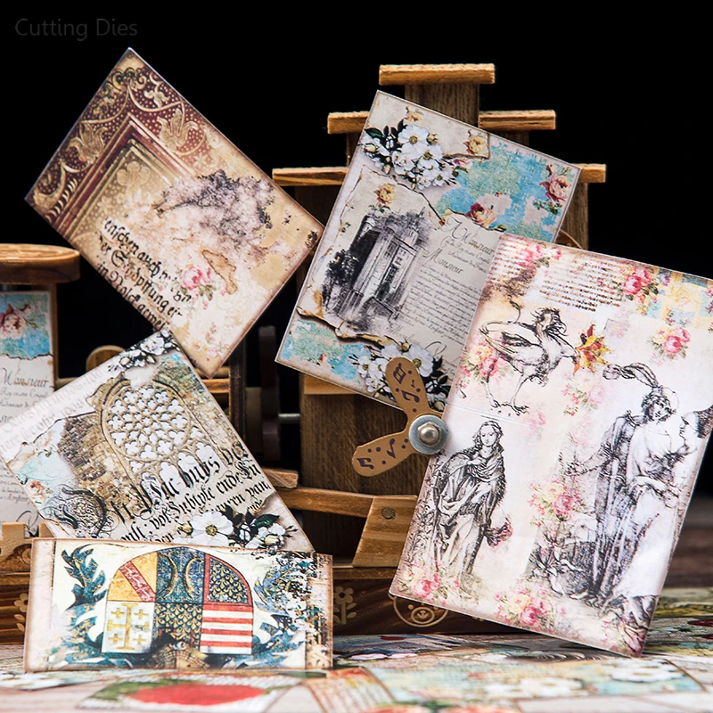 31 шт./лот оригами винтажная печатная бумажная наклейка s для скрапбукинга Diy Happy