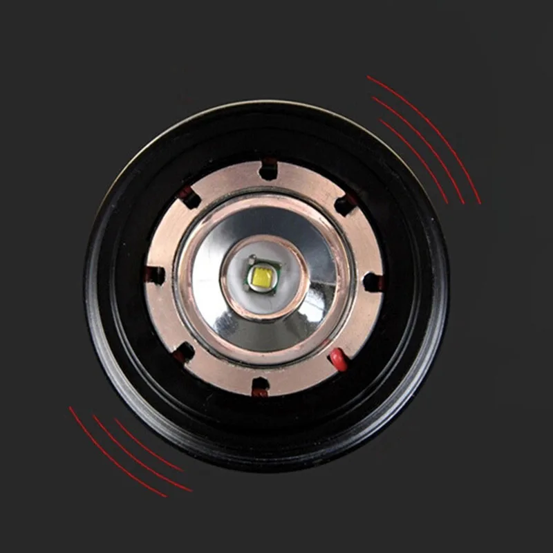 Сильный люмен XML T6 тактический светодиодный фонарик высокой мощности зум яркий