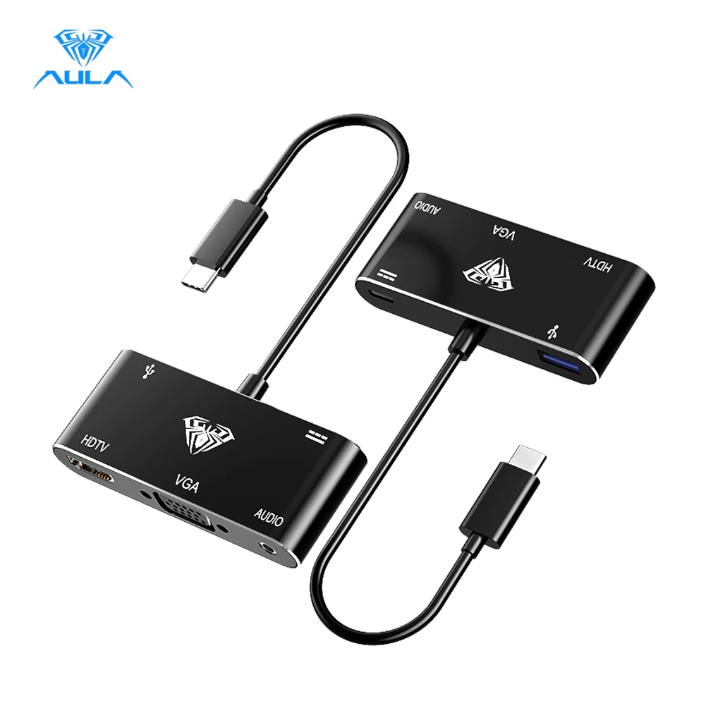 

USB-концентратор USB Type-C на HDMI, USB 3,0, 5 в 1