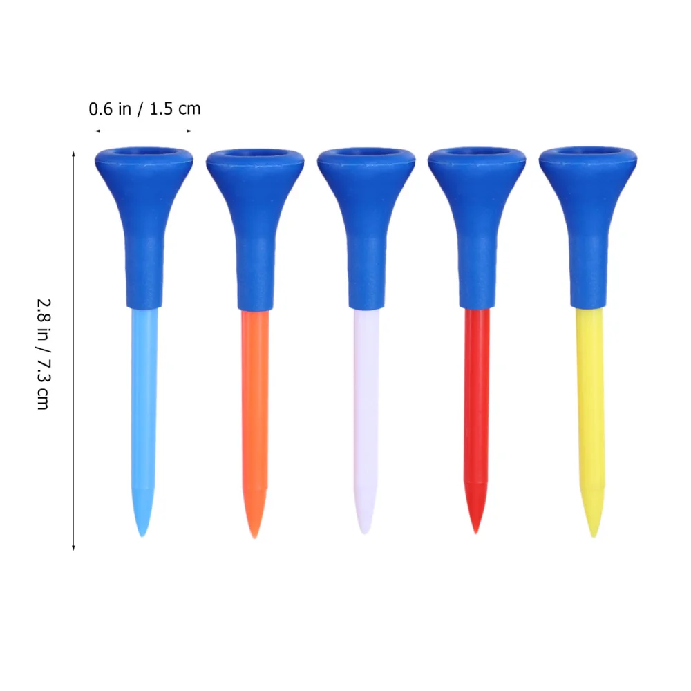 

5pcs 4.2cm T154 Professional Tee Horn Tee Accessory Training Aids (Assorted Colors)