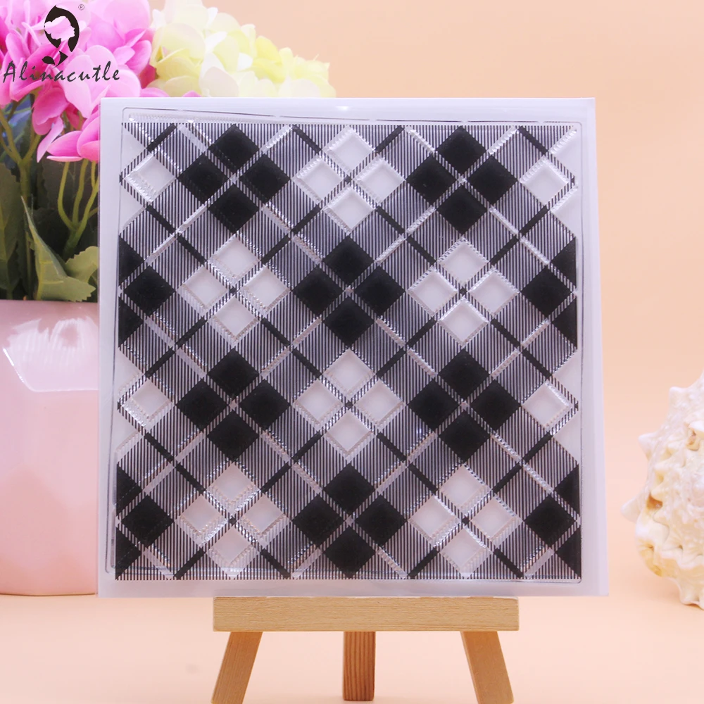 Прозрачный штамп Alinacutle текстурный задний фон для рукоделия скрапбукинг альбом