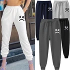 Осенне-зимние спортивные женские джоггеры, спортивные брюки, спортивная одежда, женские спортивные брюки, спортивная одежда, женские брюки для бега со смайликом и принтом