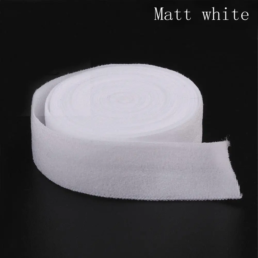 matt white 25 мм 30 мм 20 мм 15 мм 10 мм сплошной складной эластичный 100 м/лот блестящий и матовый эластичный - Цвет: matt white
