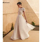 Женское платье с коротким рукавом It's yiiya, белое шифоновое платье в стиле бохо с короткими рукавами на лето 2022