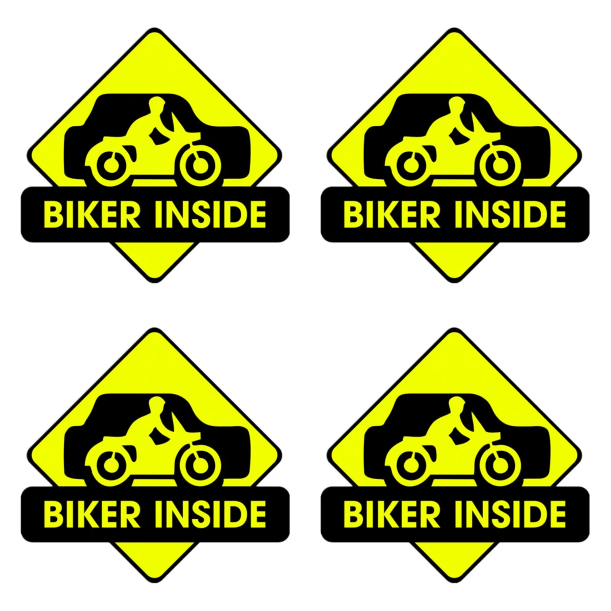 

Beautiful A Man Biker Inside Car Stickers Motorcycle Decals Cover Scratches Waterproof Funny Car-Styling PVC 14cm X 15cm