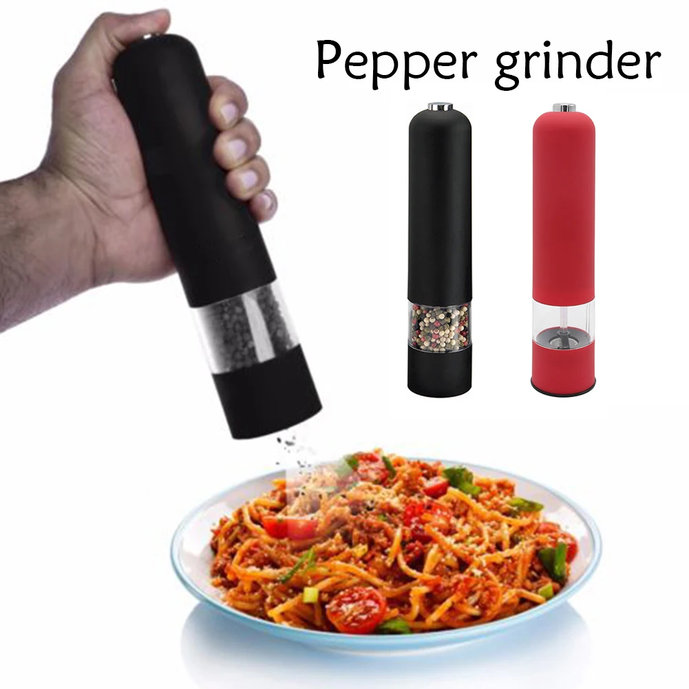 Электрический Перцовый Точильщик легко солевые Травяные специи контейнеры с