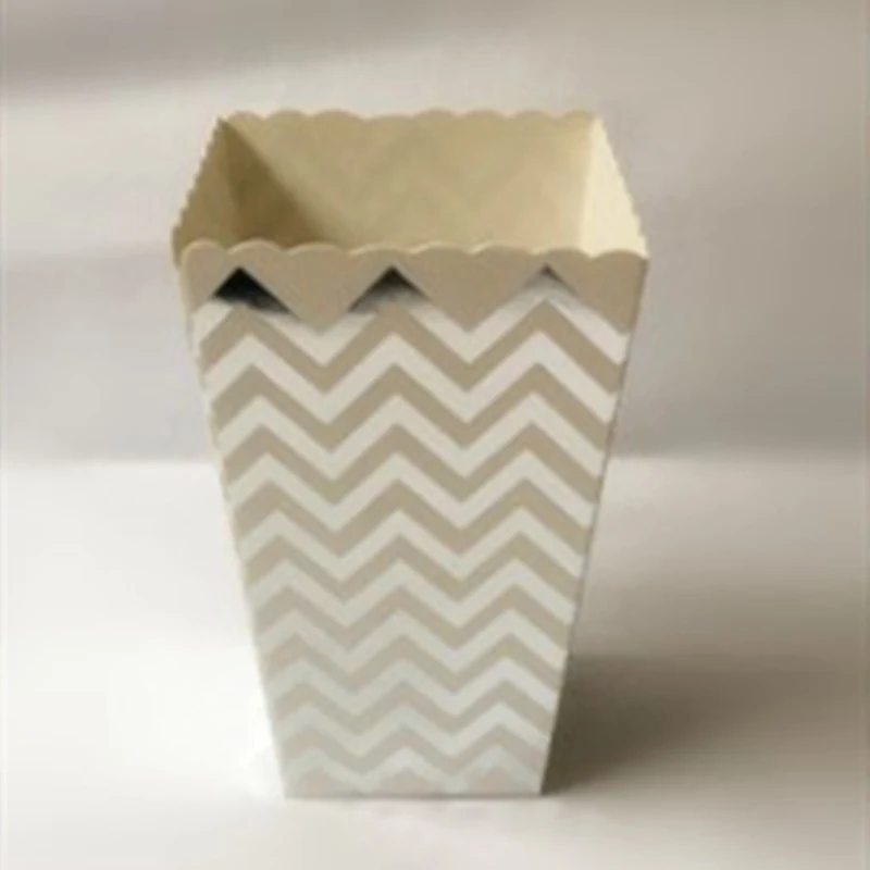 Серебряная бумажная попкорн Золотая посуда Золотые сумки фильм день рождения