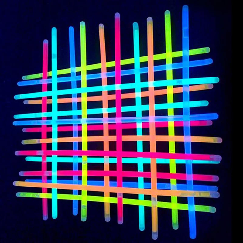 

Party Fluorescence Light Glow Sticks Bracelets Necklaces Neon For Wedding Party Glow Sticks Colorful Glow Stick