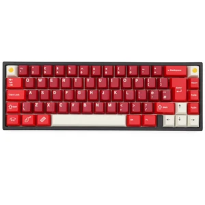 bm65rgb bm65 iso rgb 65 hot swappable custom mechanical keyboard pcb programmed qmk via firmware rgb switch underglow type c free global shipping