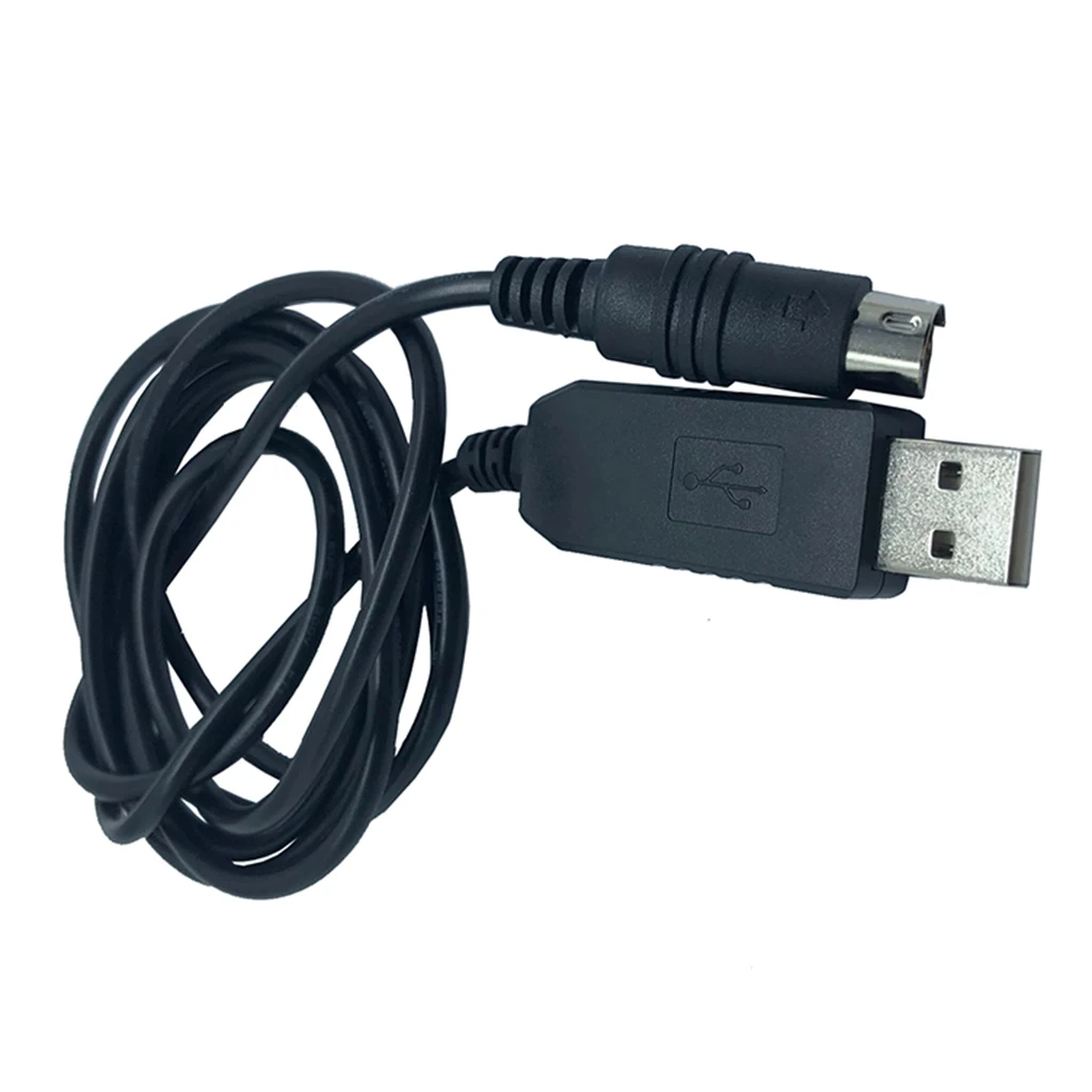 LD C105 1 5 м USB к кота Din6 запрограммирован кабель для Kenwood TS 440 450 680|Аксессуары MP3