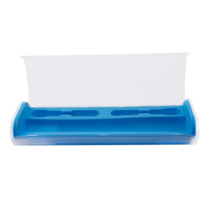 

2x Portable Electric Toothbrush Holder Case Box Travel Camping for Oral-B 4 Colors(Purple&Blue)
