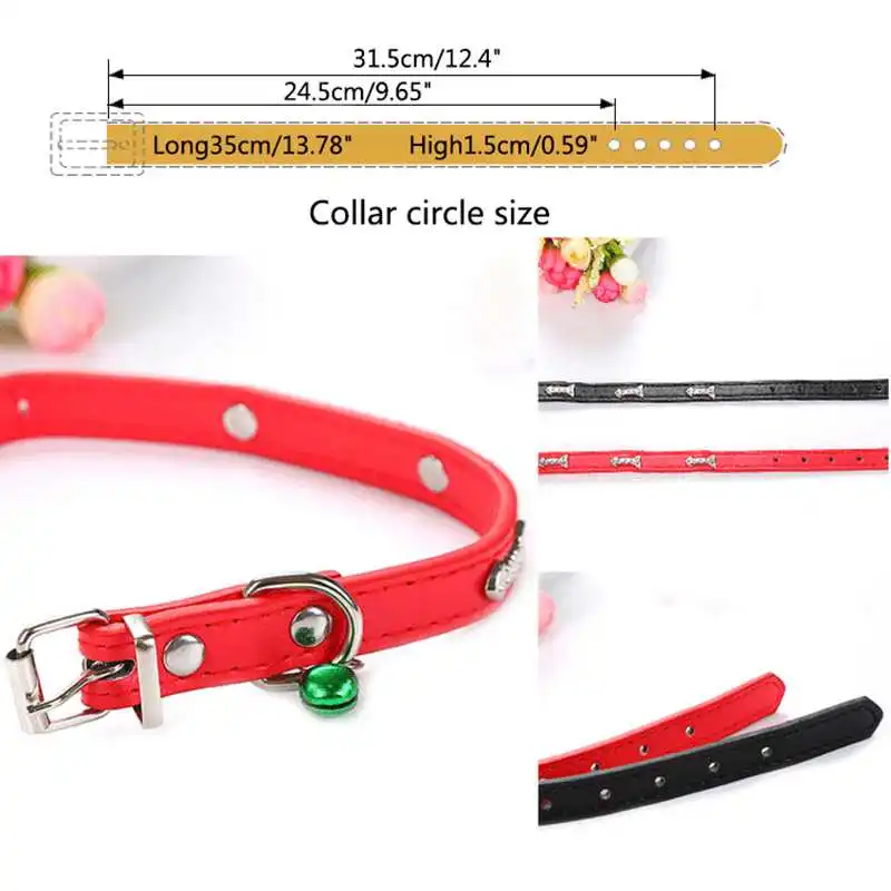 Колокольчики для домашних животных кошек собак фотоошейник щенков регулируемый