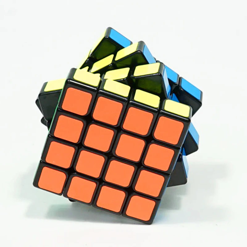 QiYi Qiyuan 4x4 magic speed cube оригинальные черные Кубики головоломки для соревнований
