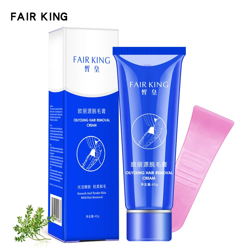Травяной депиляционный крем FAIRKING для мужчин и женщин безболезненное удаление
