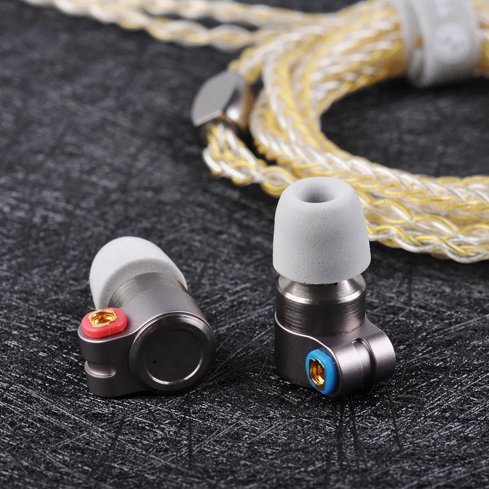 Оловянные аудио T3 1DD+ 1BA HiFi наушники в ухо двойной динамический привод HIFI наушники вкладыши с MMCX