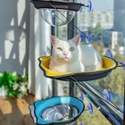 Подвесной наполнитель для кошачьего туалета на присоске, подвесной наполнитель на подоконник для кошек на все сезоны, товары для домашних животных, гамак для кошек