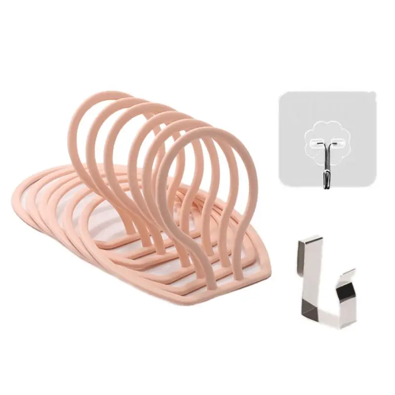 

6pcs Adjustable Organizer Back Door Hanging Baseball Cap Hat Towel Belt Storage