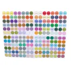 1 шт. Новая этикетка для бутылки с эфирным маслом, круглая наклейка, бутылочка для клея, эссенция для парфюма, косметическая этикетка