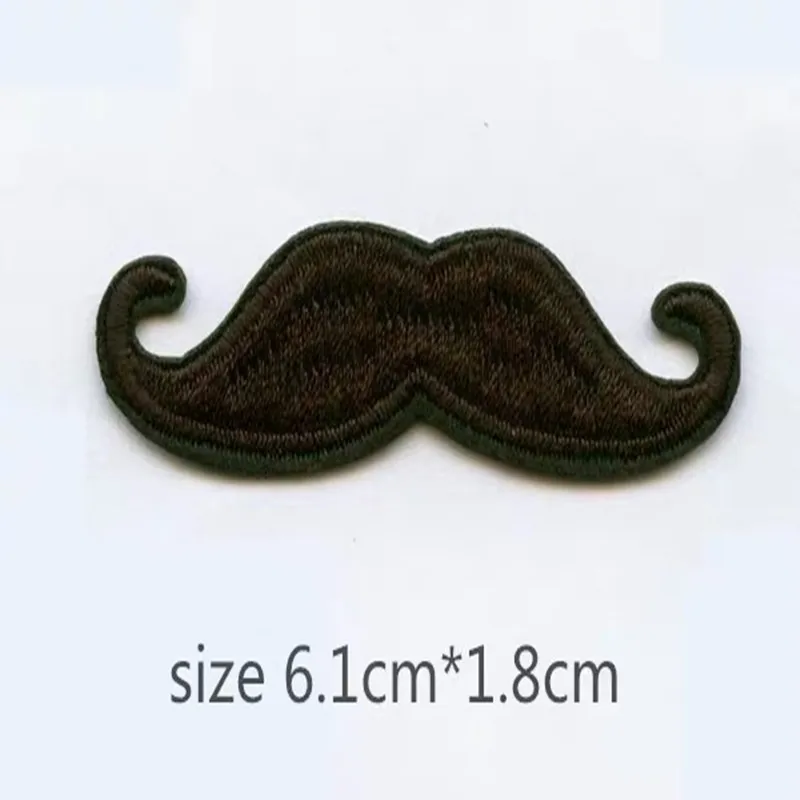 Нашивки на заказ вышитый логотип вышивка усами Приклеивание утюгом аппликация