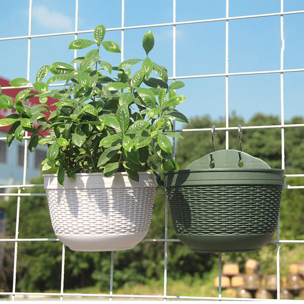 

Подвесное растение из смолы, искусственный цветочный горшок, плантатор, плантатор для двора и сада, подвесная корзина