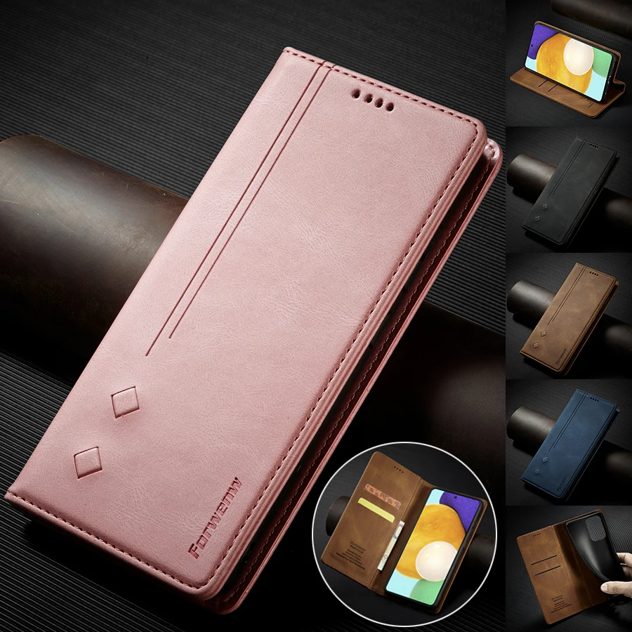 

Wallet Leather Style Case For Samsung Galaxy A02S A12 A32 A51 A52 A52S A71 A72 S21/S20 Plus/Ultra/FE S10/S9/S8 Plus Note20 Ultra