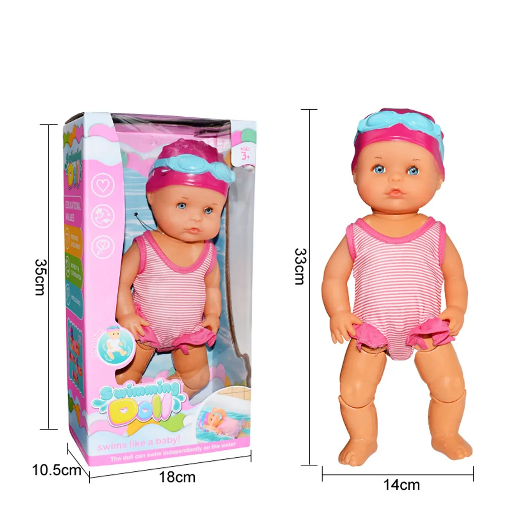

Water Fun Swimming Pool For Waterproof Electric Doll Best Gift Toy For Children