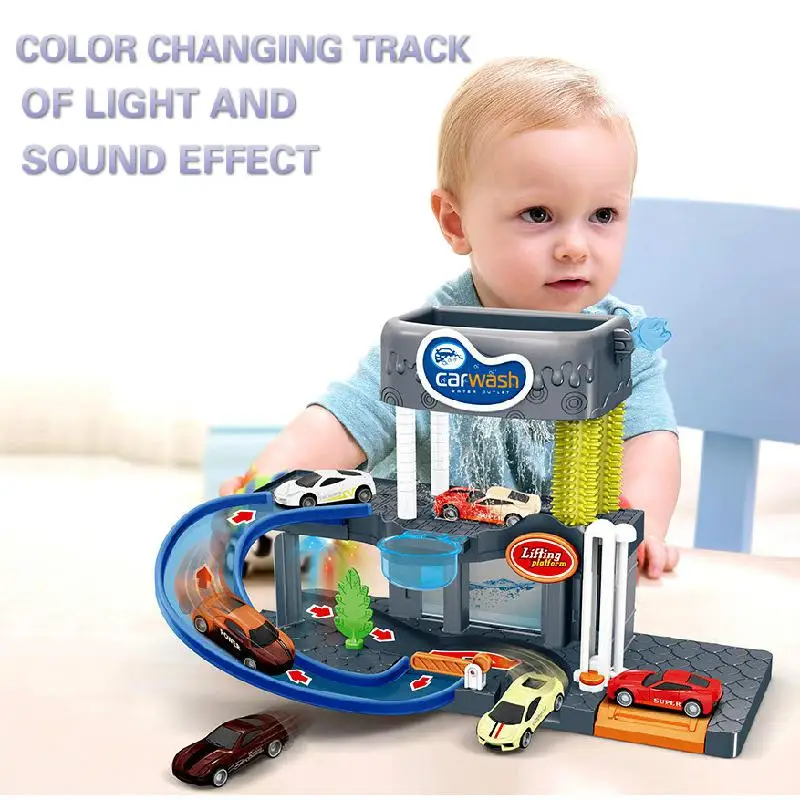 Автомобиль игрушки для мытья родитель-ребенок Взаимодействие головоломка
