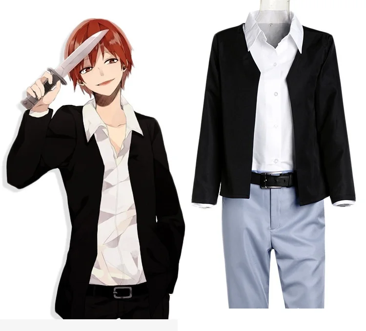 Аниме класс убийц акабан Карма косплей костюм для мужчин женщин пальто |