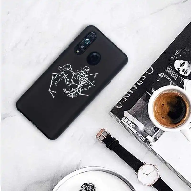 

Fashion Zodiacal Pattern Soft Case For Samsung Galaxy A9 Pro 2019 A9 A8 A6 Plus A7 2018 Phone Case Cover