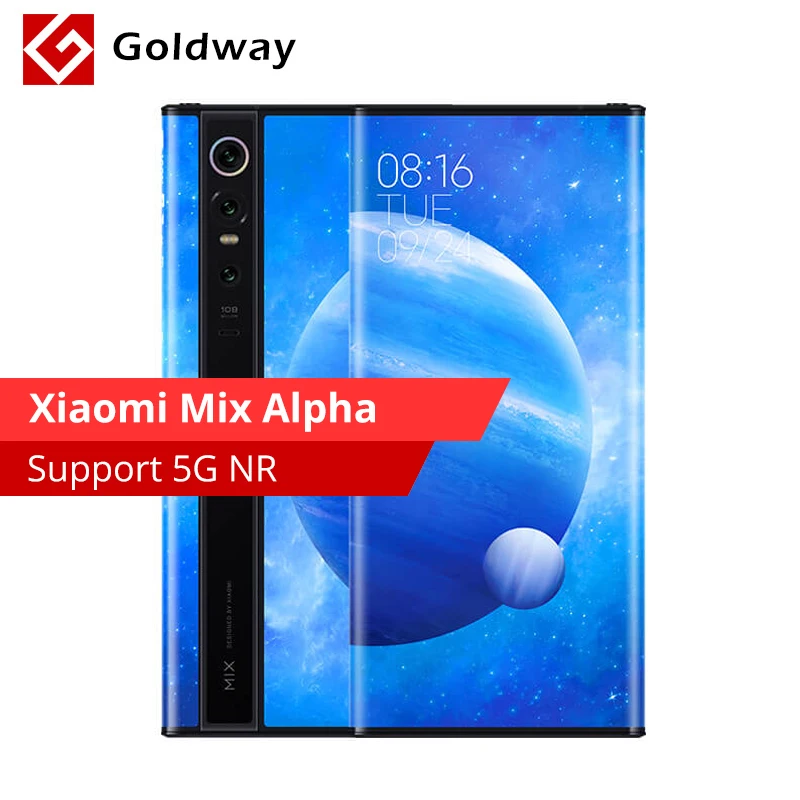 Смартфон Xiaomi MIX Alpha 12GB 512GB Snapdragon 855 Plus 7,9" OLED 5G объемный экран супер флагманская Тройная камера 4050mAh