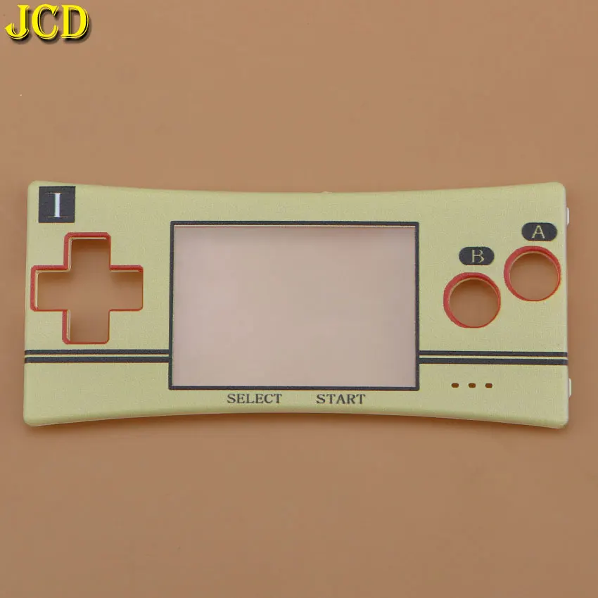 JCD 1 шт. Лицевая панель чехол Замена корпуса для GameBoy Micro GBM передний ремонтная