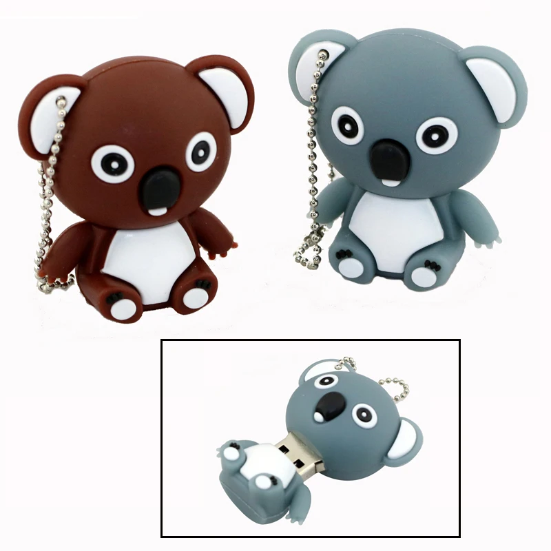 USB флеш накопитель 2 0 в виде Милого Животного коала Usb с милым мультяшным медведем