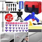 Набор инструментов для удаления вмятин без покраски кузова автомобиля, набор инструментов для ремонта автомобильных вмятин с 34 шт. насадок для вытягивания вмятин, профессиональный автомобильный набор инструментов для вытягивания вмятин