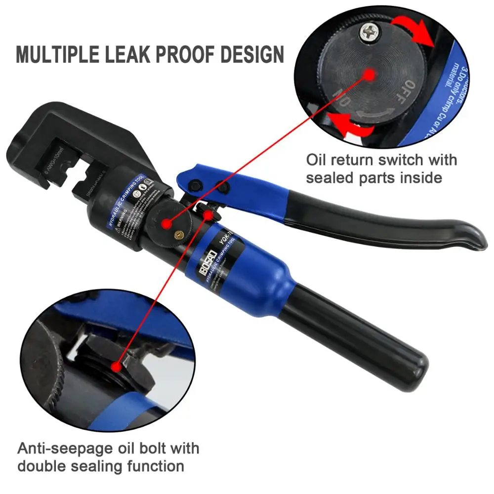 Гидравлический кабельный обжимной инструмент плоскогубцы для обжима сжатия с 4 70