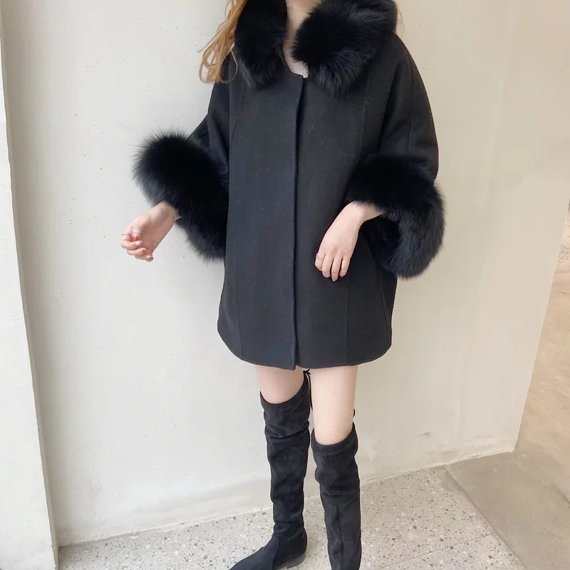 OFTBUY 2022 пальто с натуральным мехом зимняя куртка для женщин натуральный Лисий мех