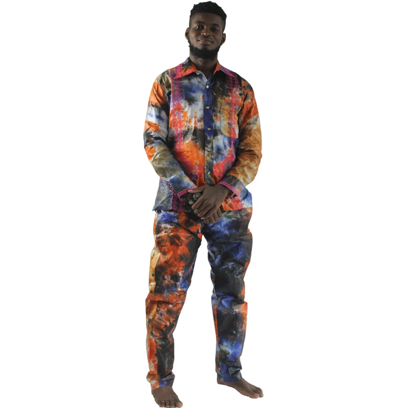 

Традиционная африканская мужская одежда базин богатый африканские костюмы для мужчин африканские мужские рубашки и брюки комплекты одежд...