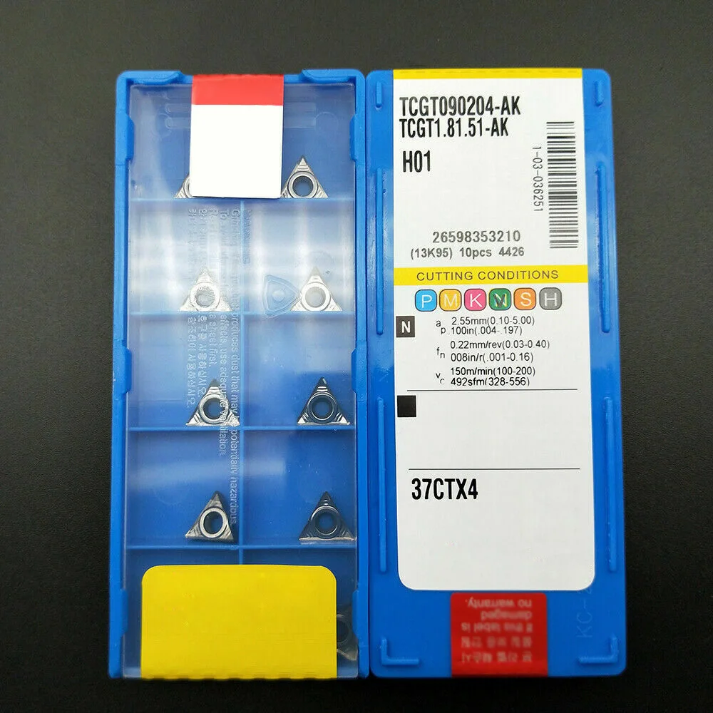 Прочная и практичная вставка для алюминиевой меди TCGT090204 AK TCGT1.8 (1 5) 1