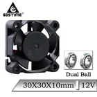 Мини-вентилятор охлаждения Gdstime DC, 12 В, 30 мм х 10 мм, 30 мм, с двумя шарикоподшипниками, 3010B, 3 см, 1 шт.