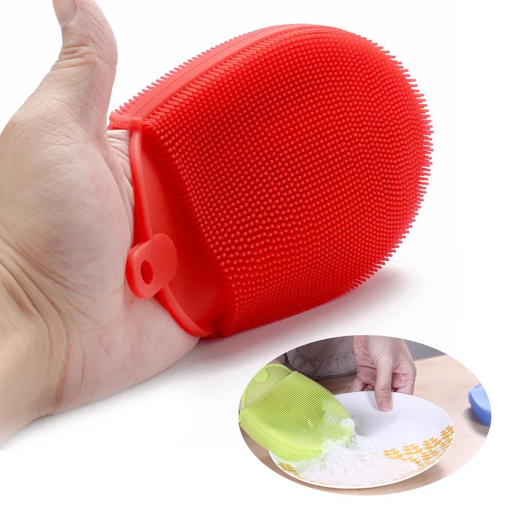 Инструмент для очистки силиконовая миска мытья посуды чистящие щетки очищающие