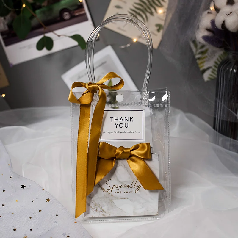 Прозрачные сумки для конфет 1 шт. подарочные пакеты детского душа упаковка