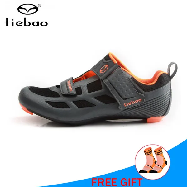 1815 orange TIEBAO/Обувь для гоночного велосипеда; zapatillas hombre zapatillas bicicleta; дорожная обувь; sapatilha ciclismo; кроссовки для велоспорта - Цвет: 1815 orange