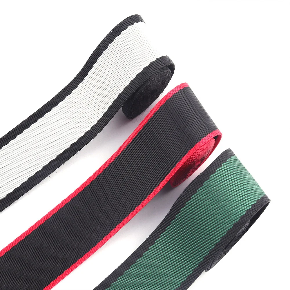 

1"(25mm) Nylon Webbing Fabric Canvas Belt Webbing Key Fobs Strap Webbing Purse Making Leash Tote Bag Handbag Dog Collar Supplies