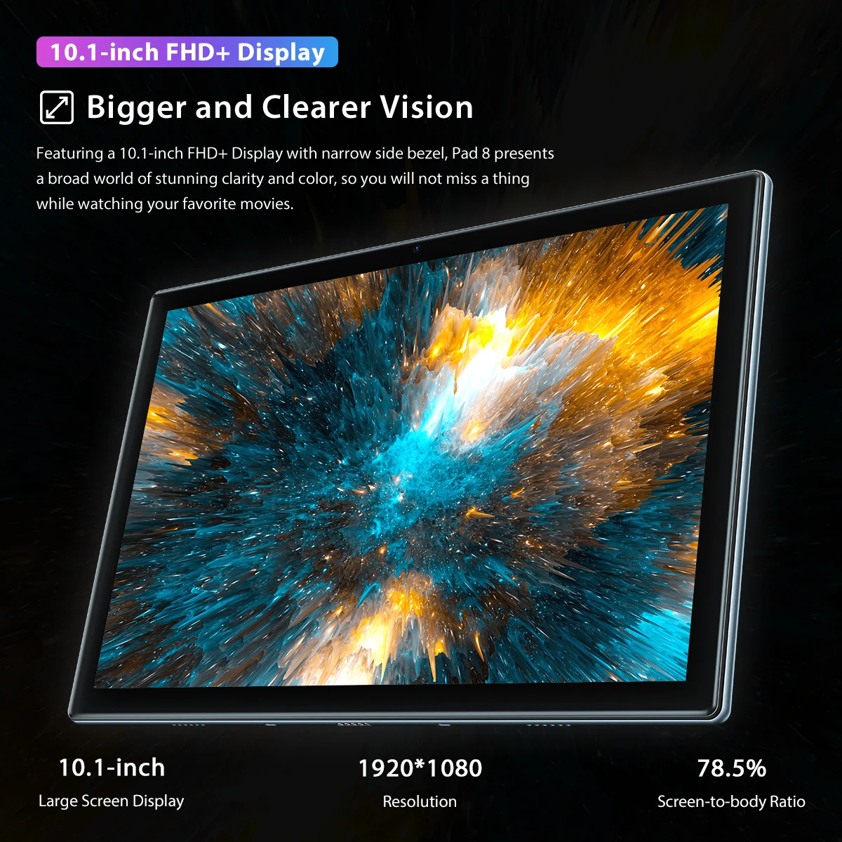 BLACKVIEW планшет с 10 1-дюймовым дисплеем восьмиядерным процессором SC9863A ОЗУ 4 Гб ПЗУ 64