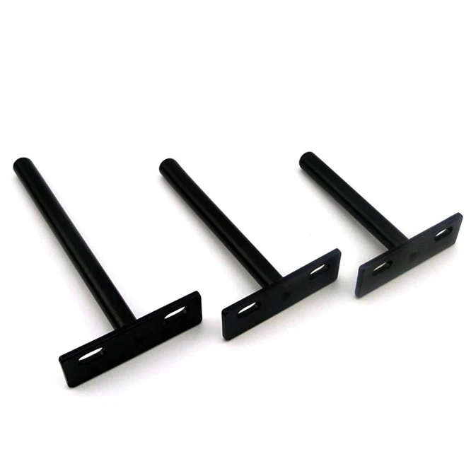 Черная Скрытая скобка 3 размера тяжелая опора настенный Настольный кронштейн для