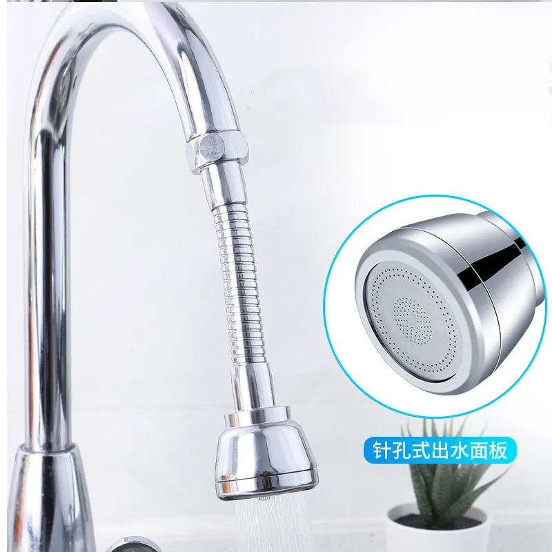 Kitchen water-saving filter universal nozzle copper faucet splash-proof telescopic adjustment 360 ° WF09 | Бытовая техника